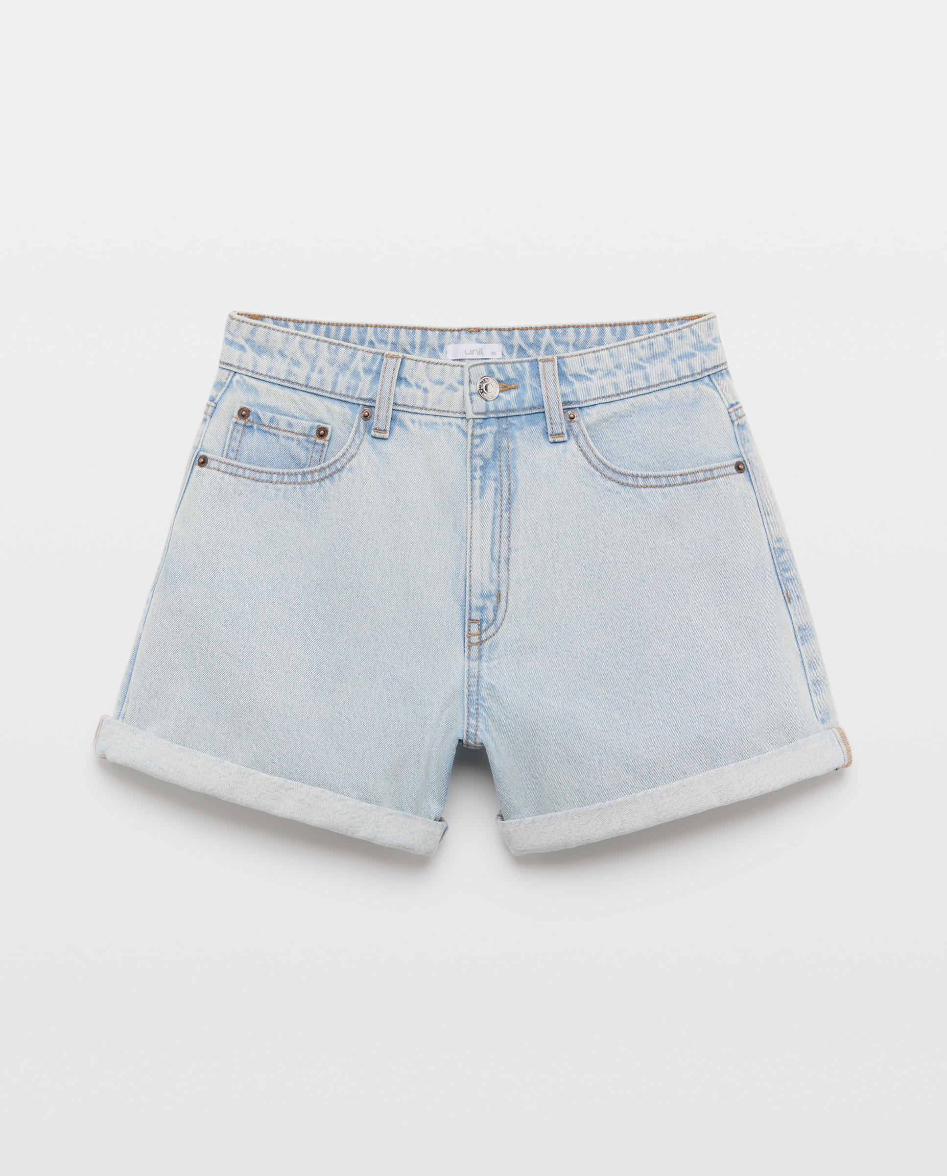 Short de mujer denim Cerúleo-4