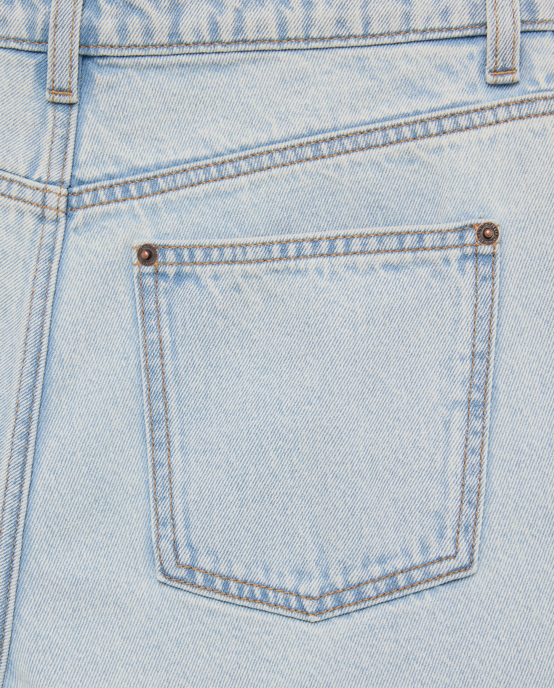 Short de mujer denim Cerúleo-5