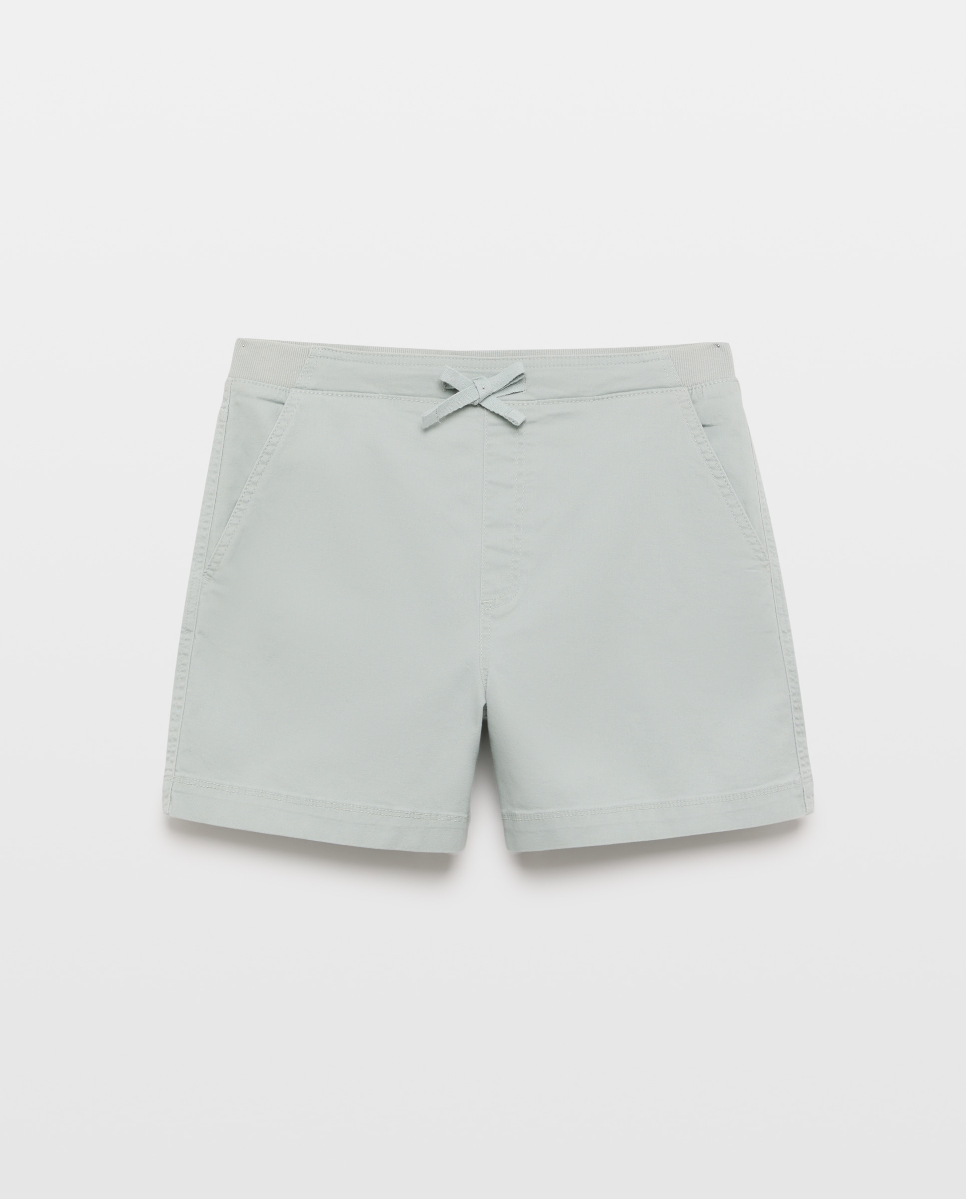 Short de mujer corto con goma elástica 510 Verde claro-4