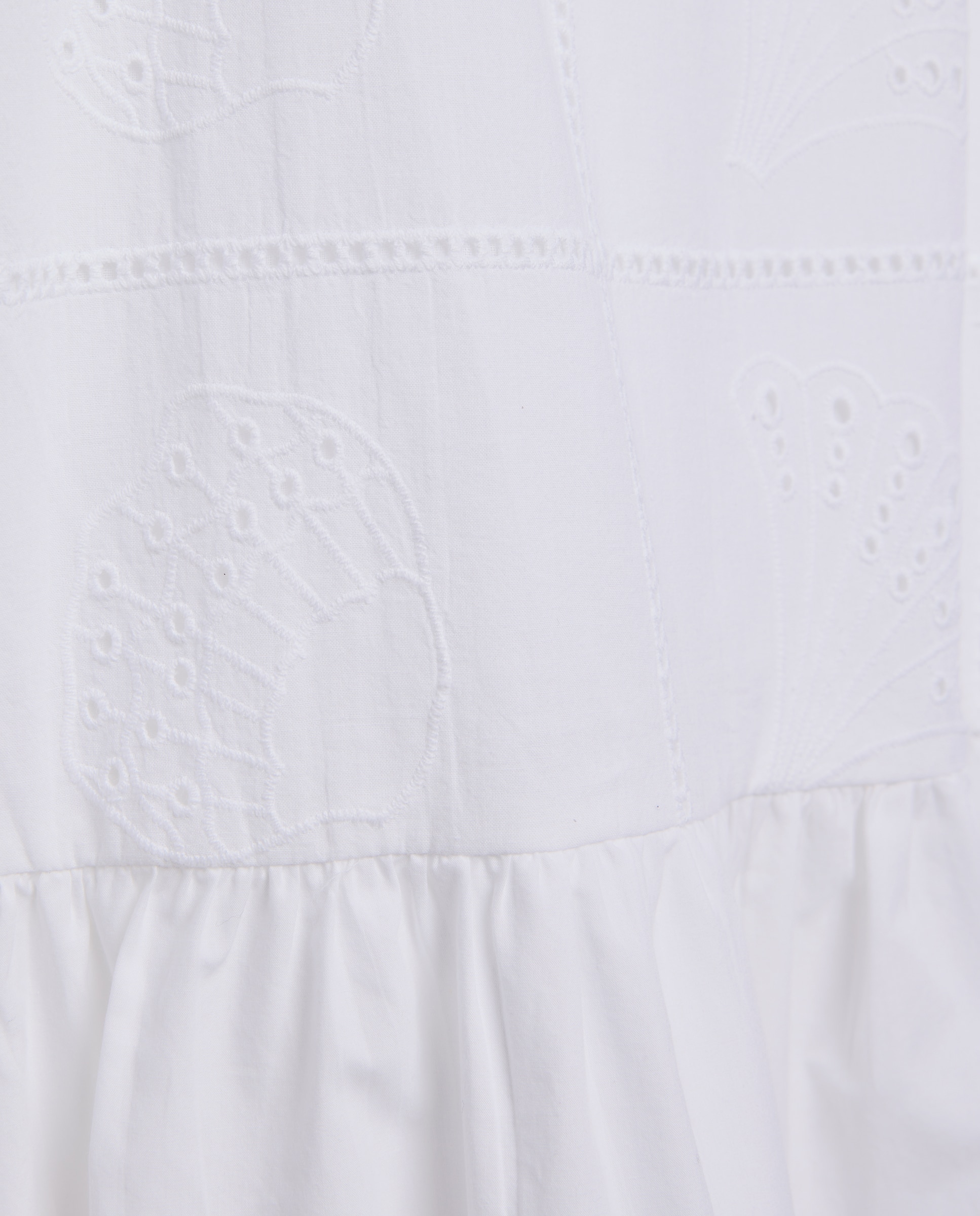 Vestido de mujer bordado Blanco-5