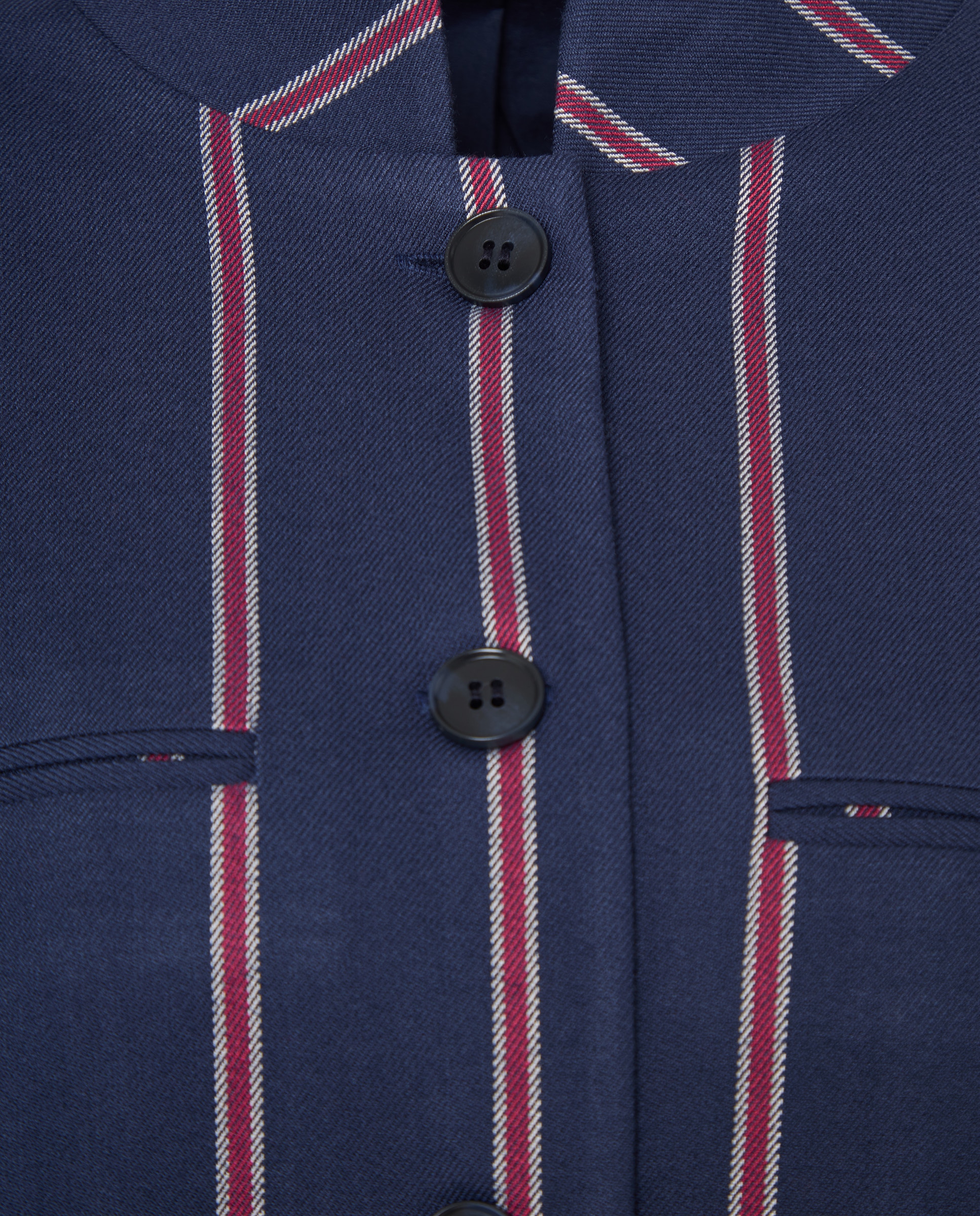 Chaqueta de mujer bomber total look Azul-5