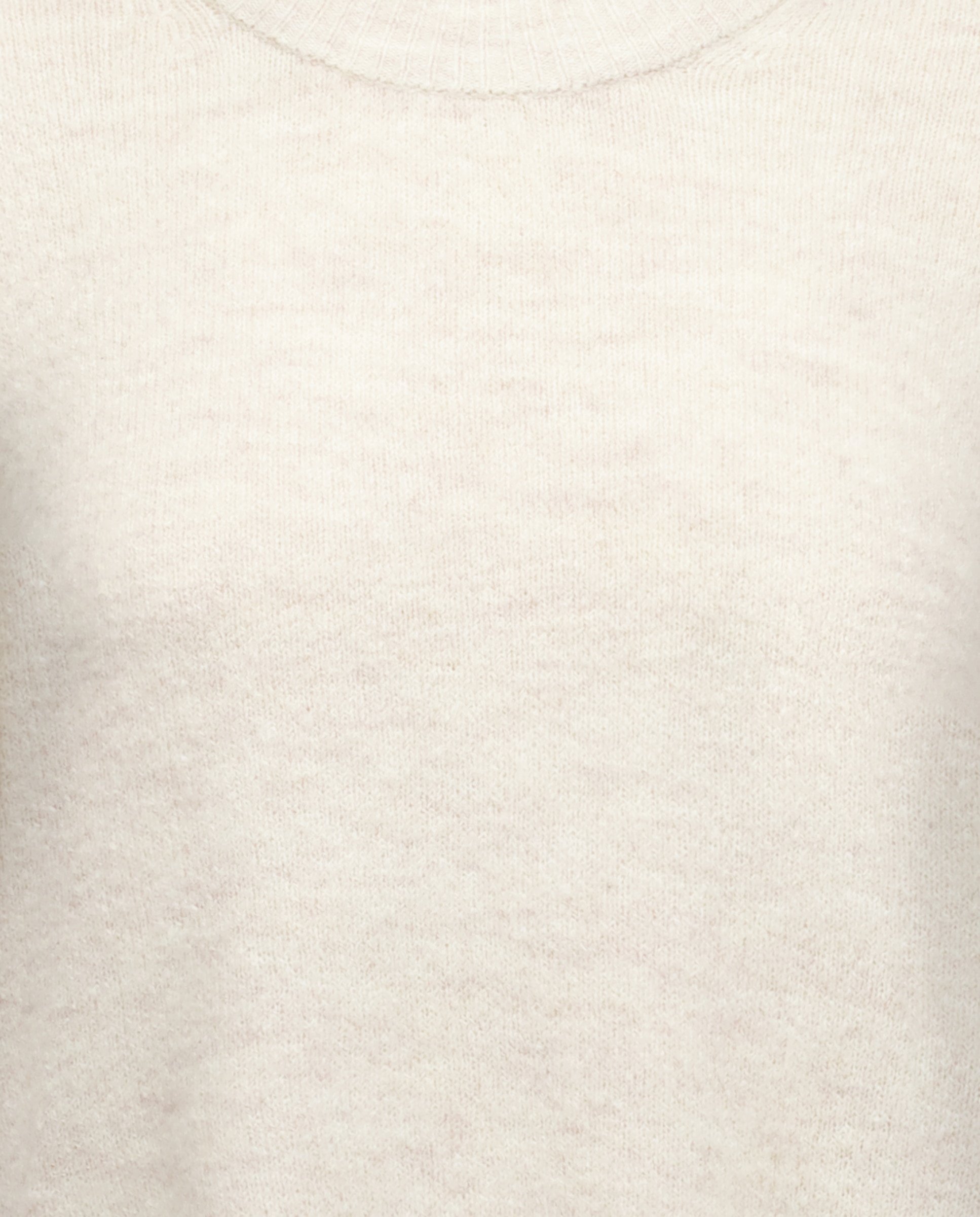 Jersey de mujer básico cuello caja 120 Crudo-5