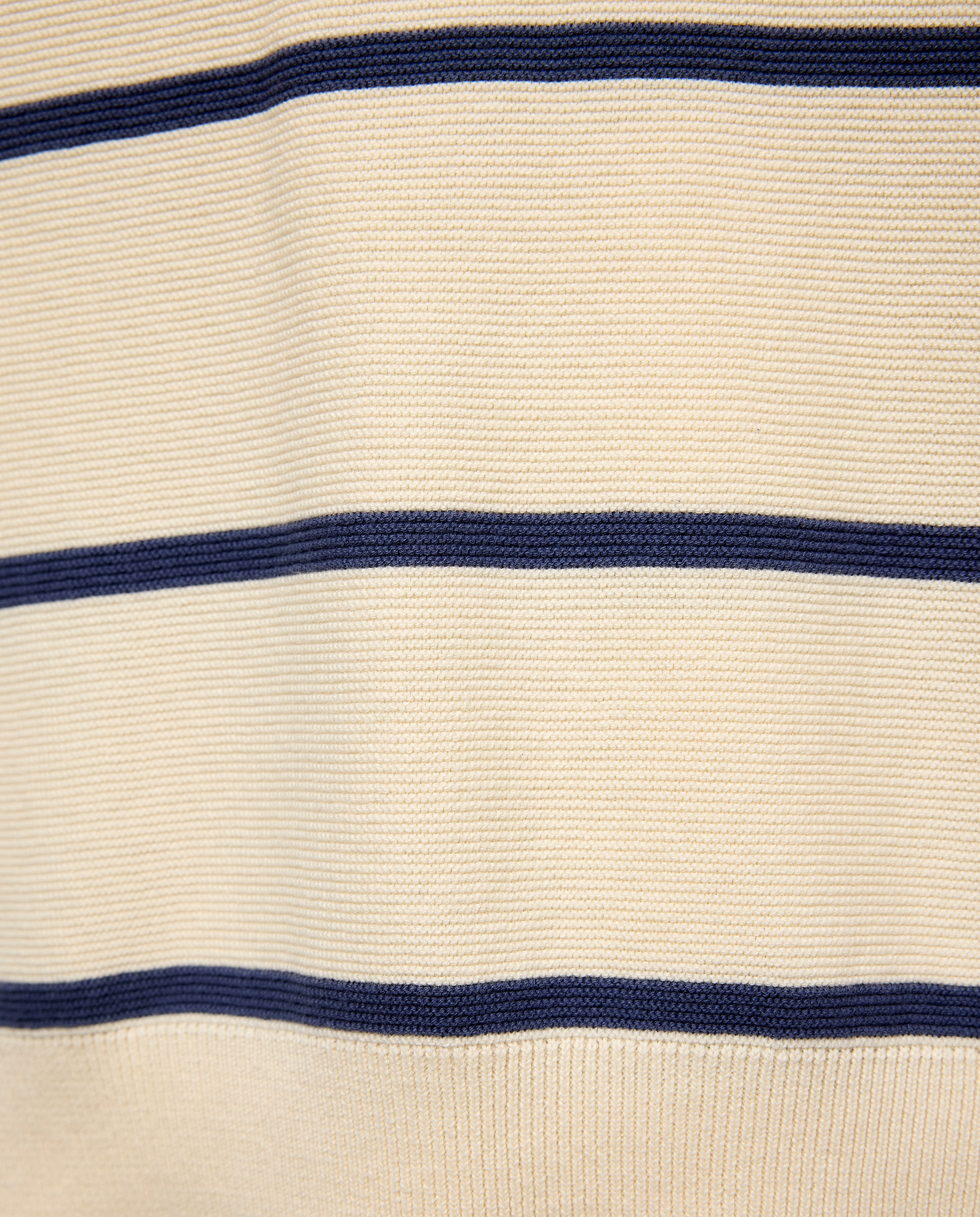 Jersey de mujer básico cuello pico Azul-5