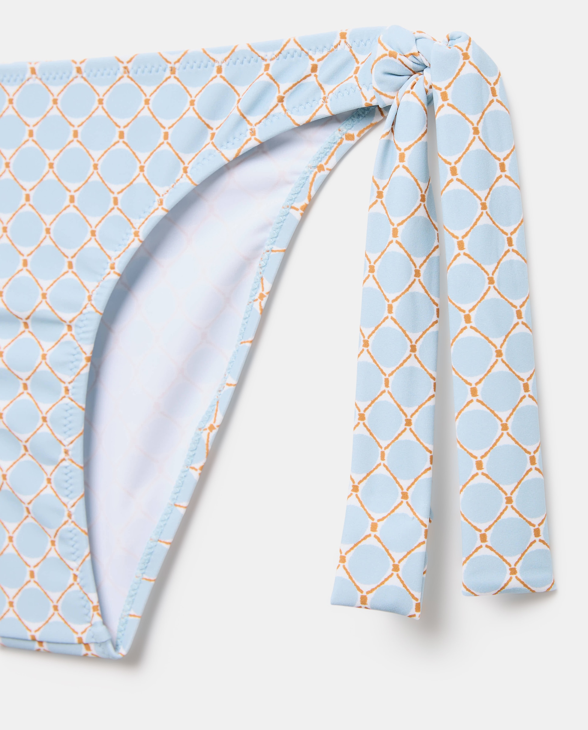 Braga de baño mujer lazos 450 Turquesa-5