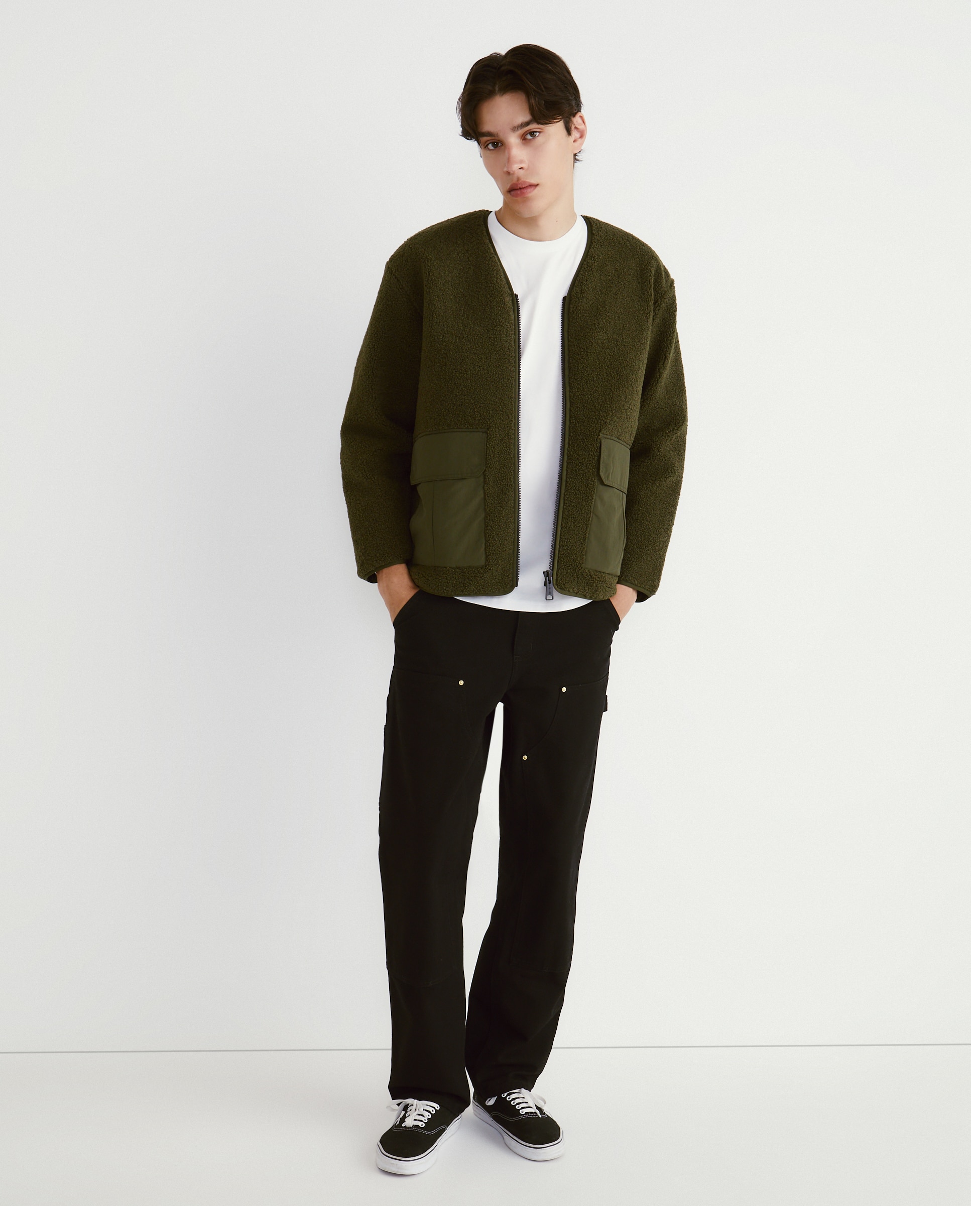 Carhartt WIP - Pantalones de hombre double knee de algodón.