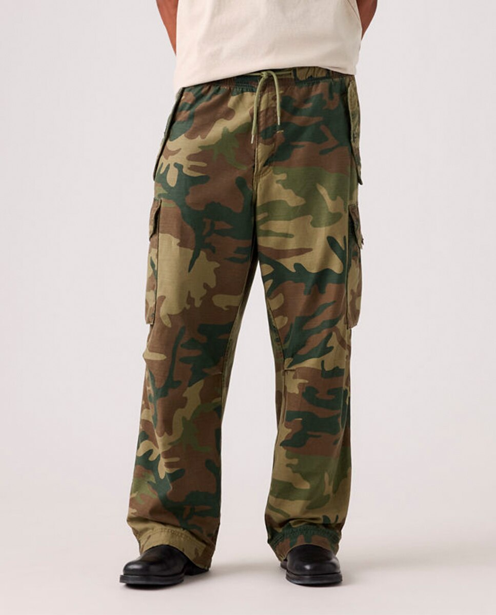 Calças Baggy Field Cargo™ Verde-militar-2