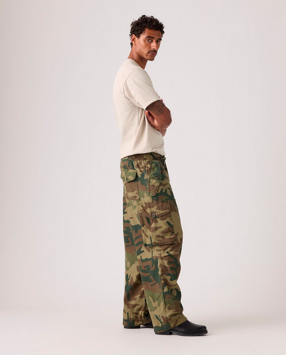 Calças Baggy Field Cargo™ Verde-militar-4