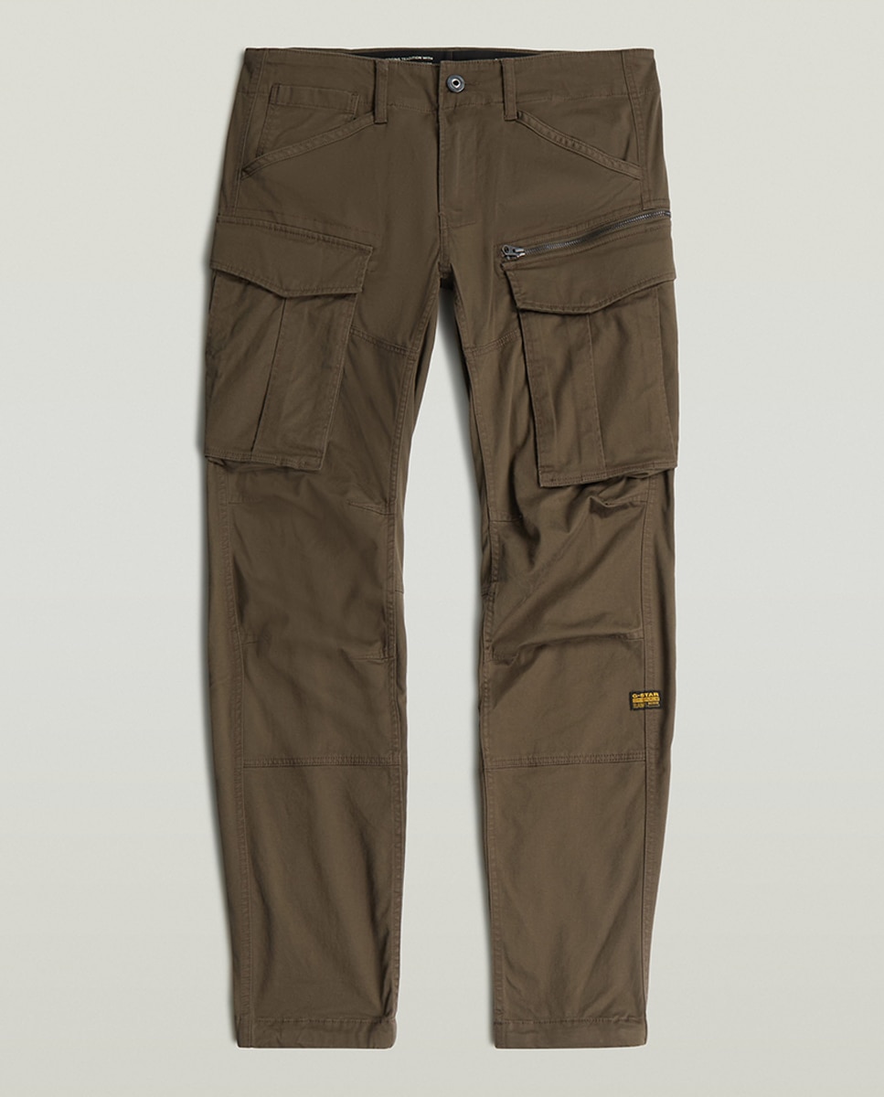 Calças sportswear de homem G-Star Raw verdes Castanho-6