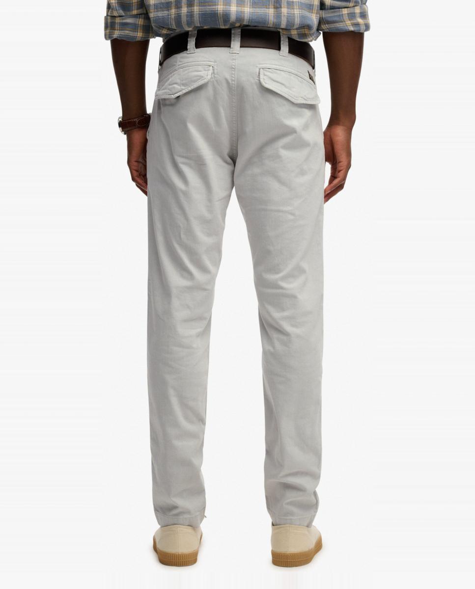 Calças Chino Utility Cinzento-claro-3