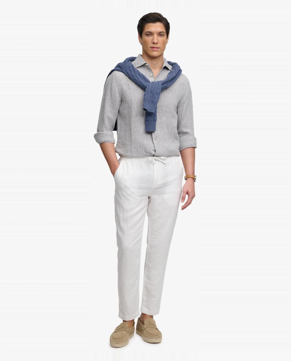 Superdry - Pantalón de hombre de lino Merchant.