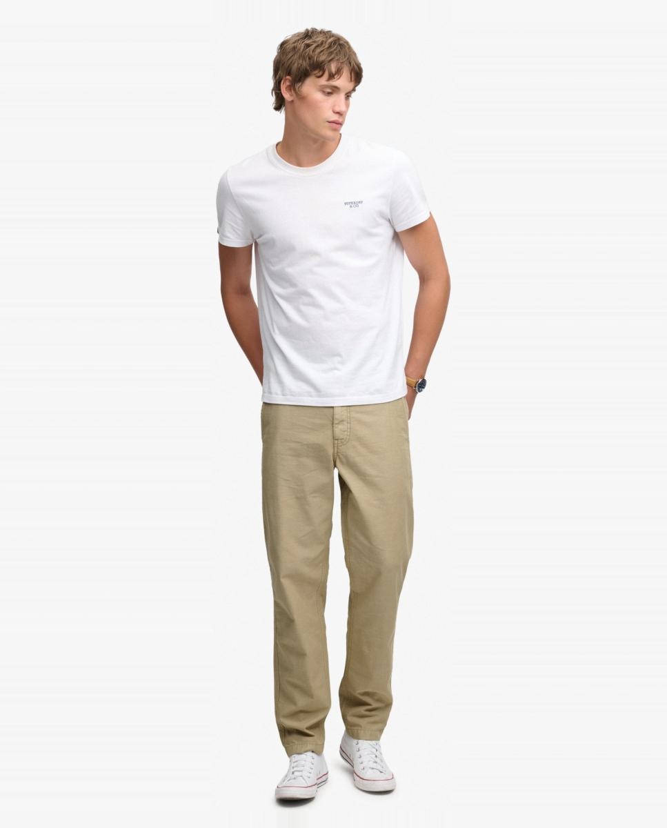 Imagen 0 de Pantalón chino tapered de hombre lavado Beige