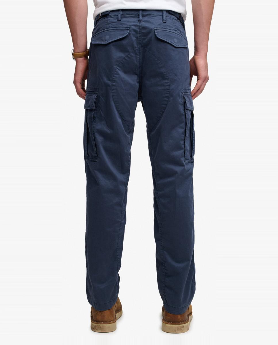 Pantalón cargo regular tapered de hombre - Superdry - Azul marino Azul marino-3
