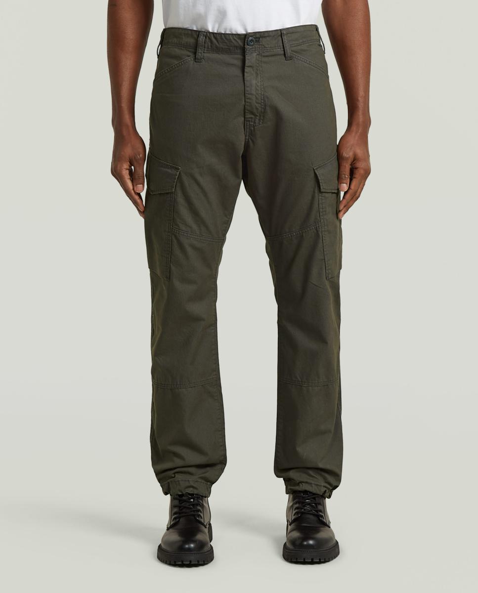 Pantalón de hombre estilo cargo y corte regular - G-Star - Gris Gris-2