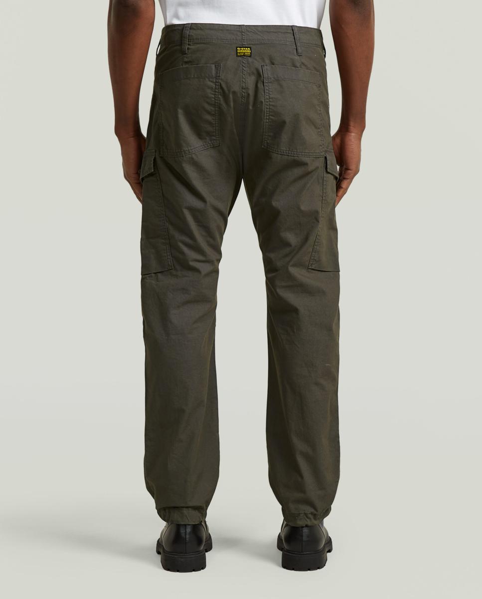 Pantalón de hombre estilo cargo y corte regular - G-Star - Gris Gris-3