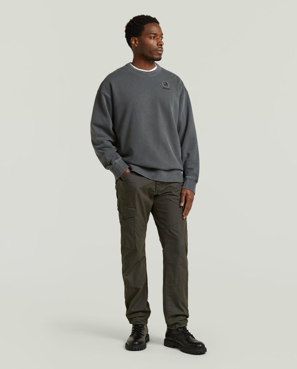 Pantalón de hombre estilo cargo y corte regular - G-Star - Gris Gris-7