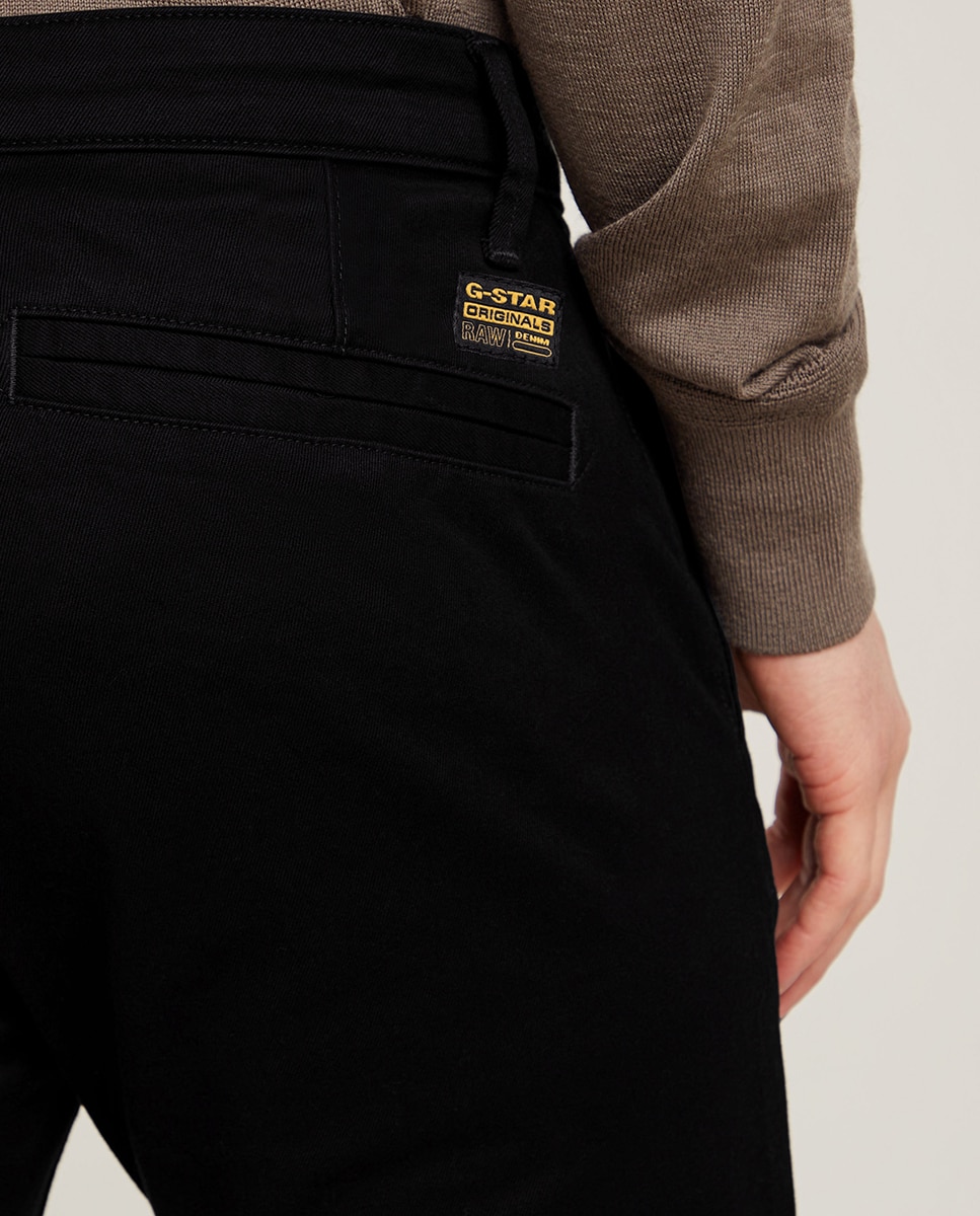 Pantalones Chino 3.0 de hombre - G-Star - Negro Negro-4