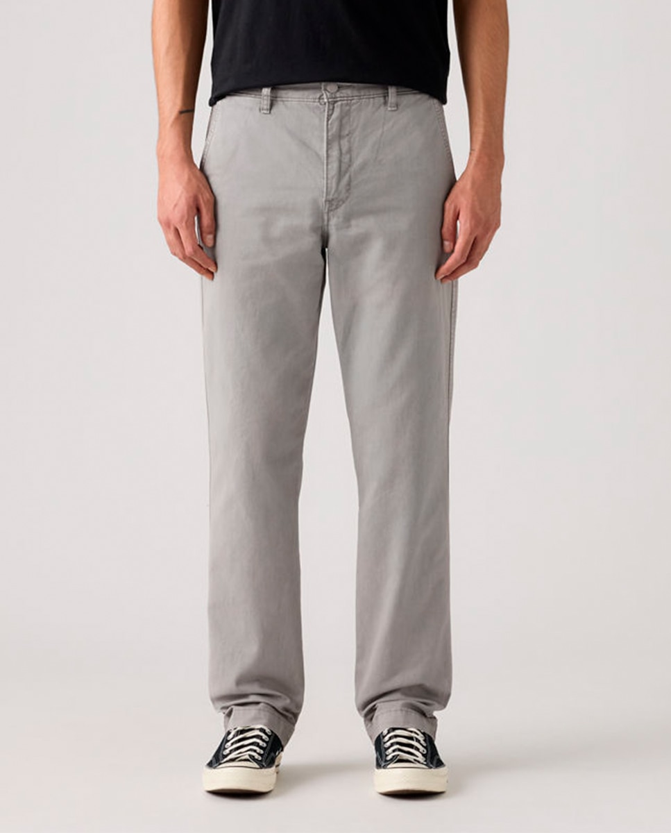 Calças Chino XX Authentic Relaxed™ de Algodão para Homem Salmão-2