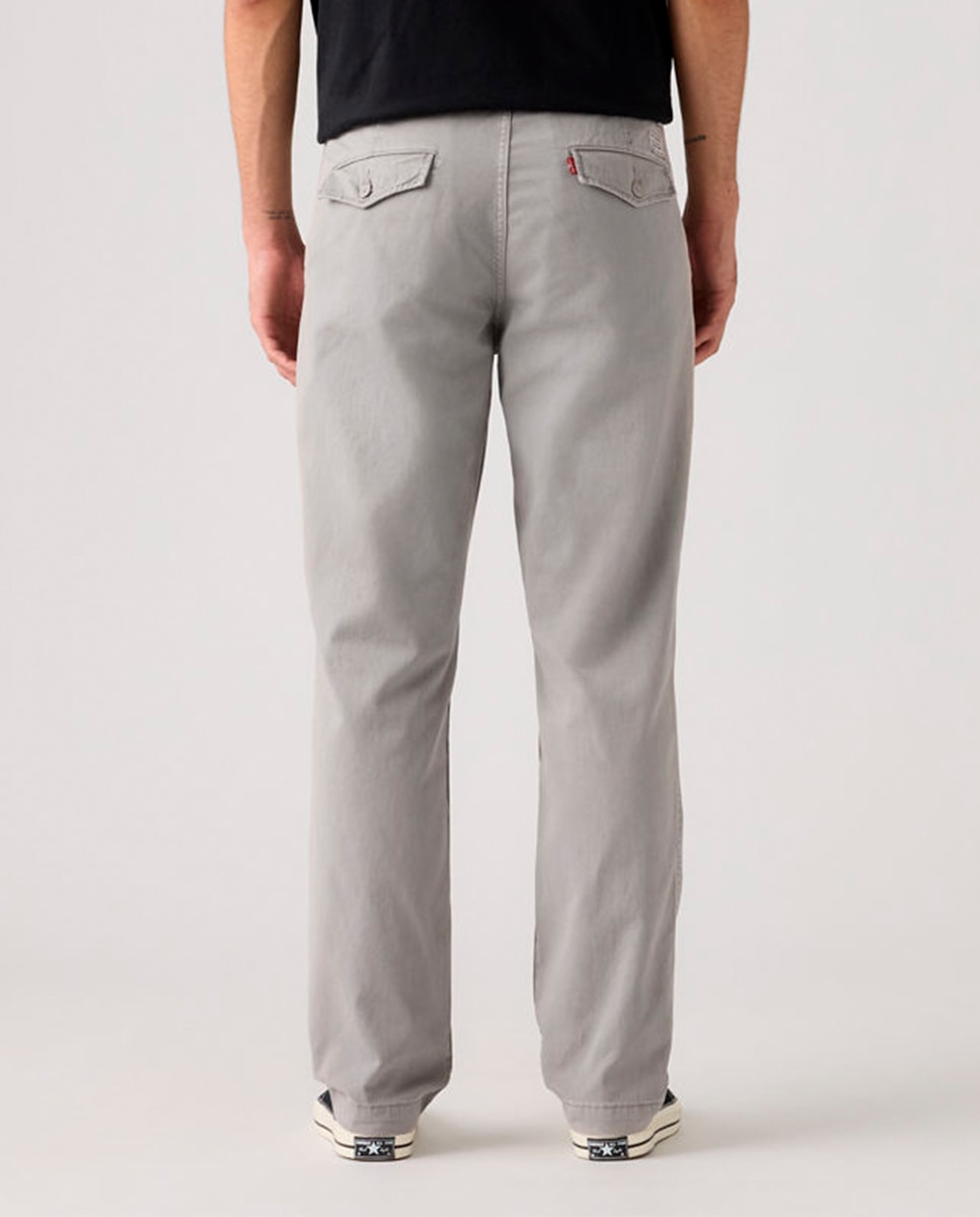 Calças Chino XX Authentic Relaxed™ de Algodão para Homem Salmão-3