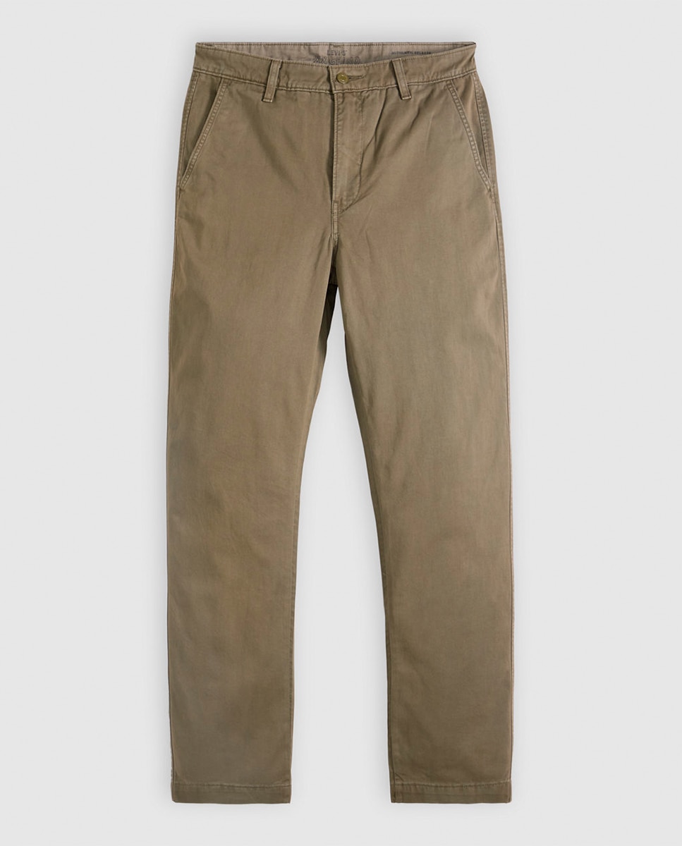 Calças Chino XX Authentic Relaxed™ de Algodão para Homem Castanho-escuro-5