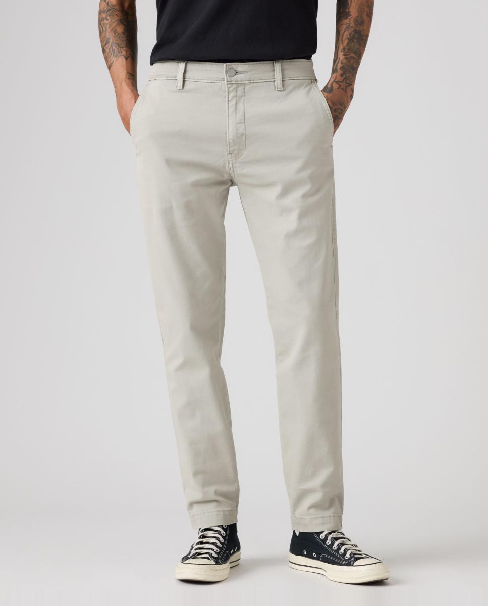 Calças Chino Regular XX Std™ com Toque de Linho Cru-2