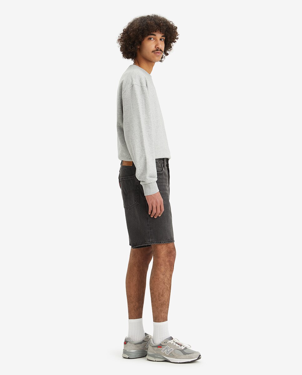 Bermudas de Ganga 468 Loose™ de Algodão Preto-4