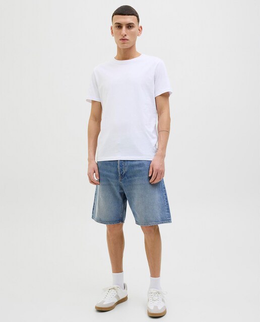 Bermudas vaqueras con bolsillo laterales y traseros de hombre