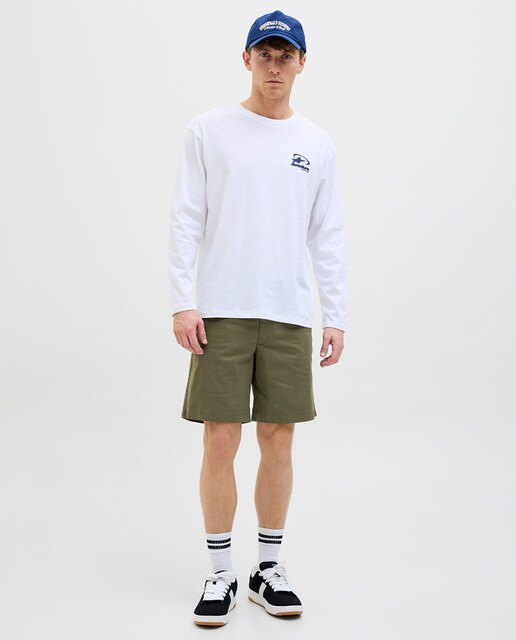 Bermuda de hombre relaxed fit tipo chino