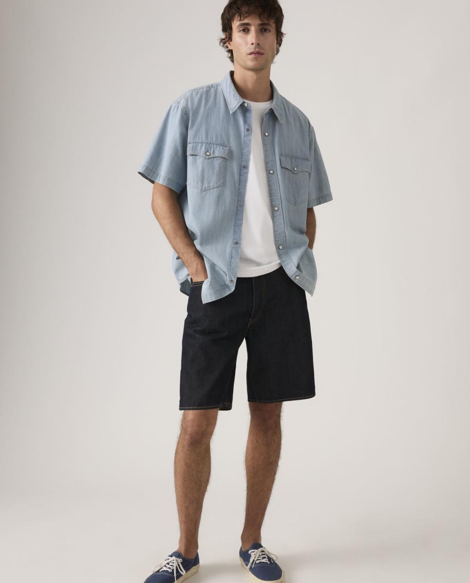Bermudas de Ganga 468 Loose Azul-índigo-7