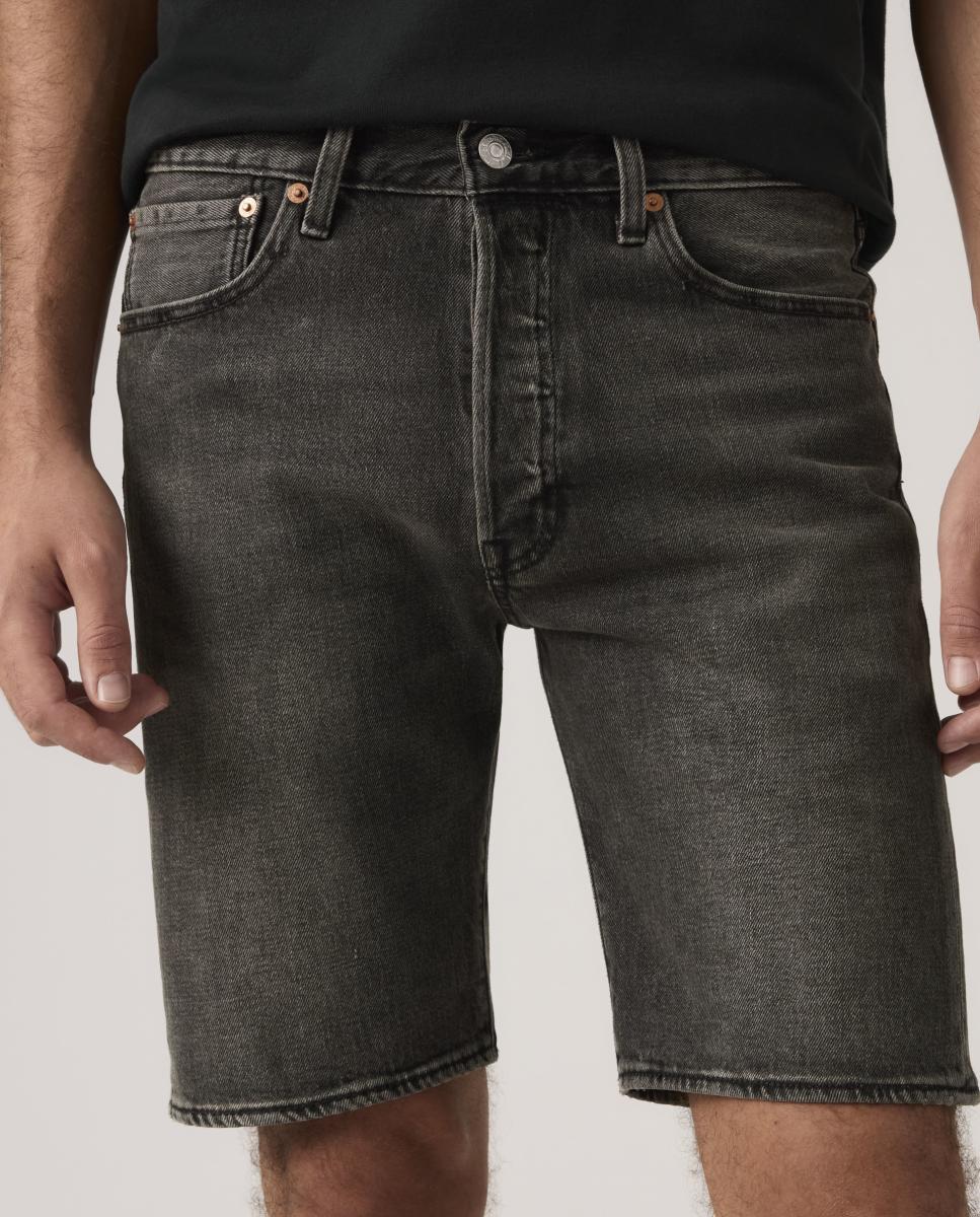 Bermudas de Ganga 501® Original de Algodão Cinzento-escuro-2