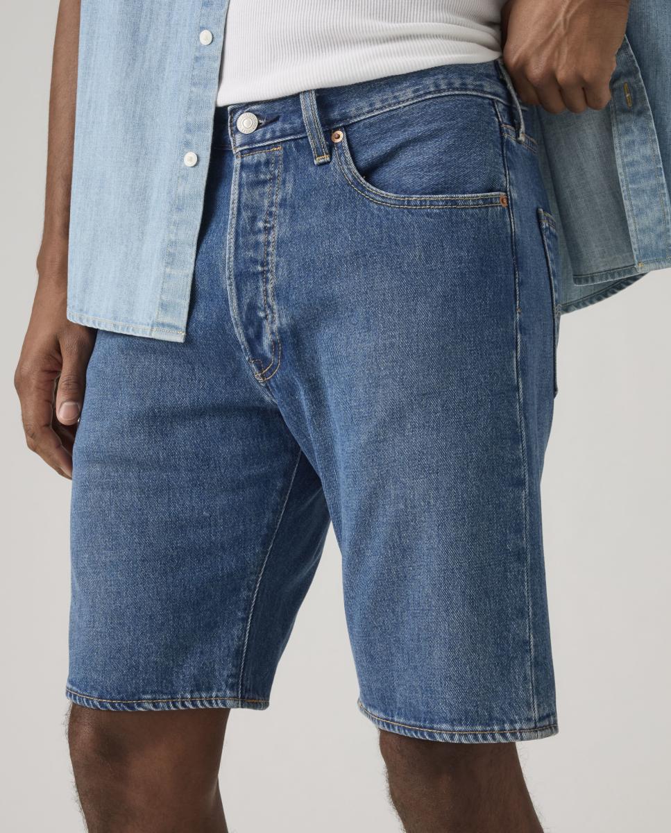 Bermudas de Ganga 501® Original de Algodão Azul-2