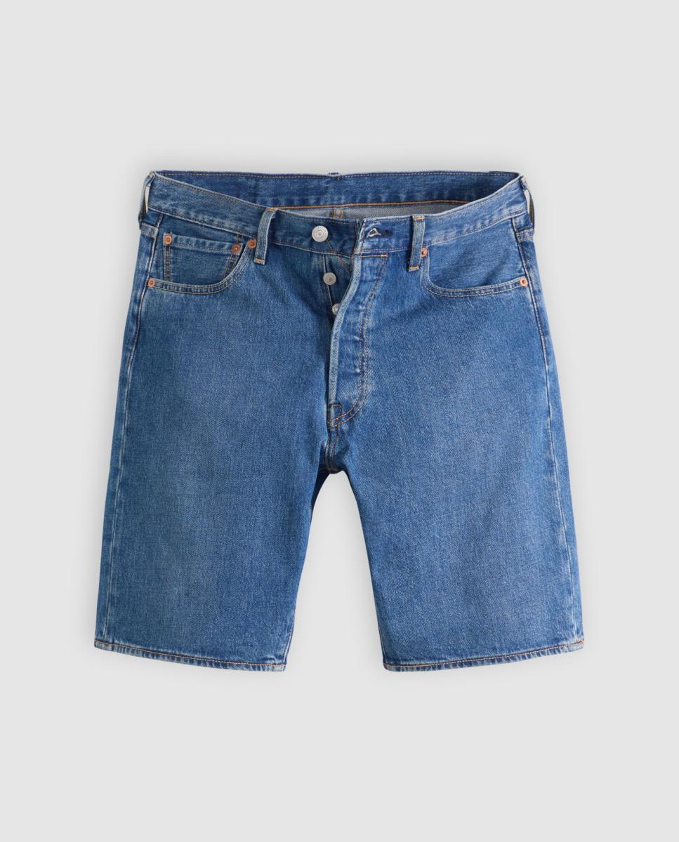 Bermudas de Ganga 501® Original de Algodão Azul-5