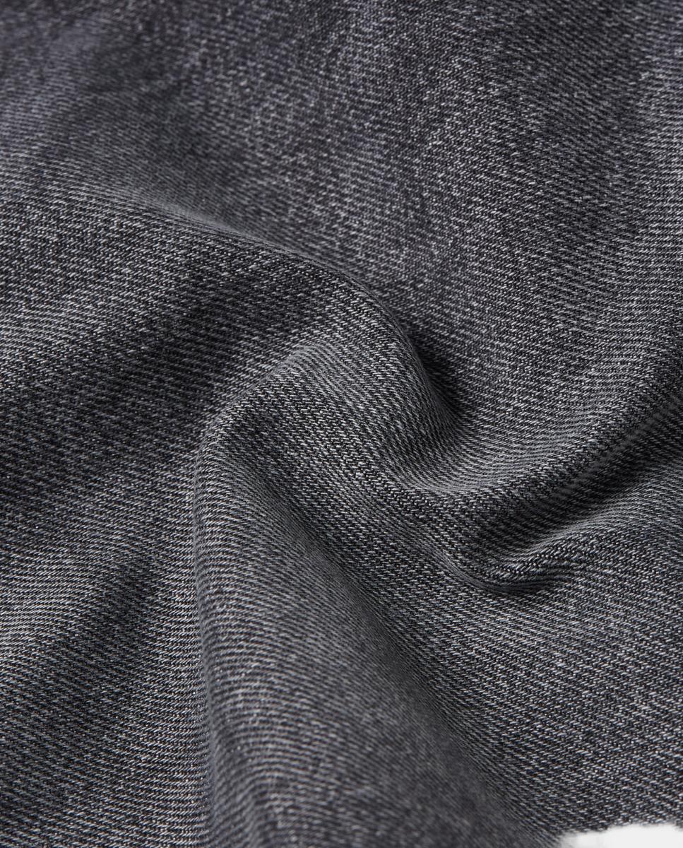 Bermudas de Ganga Straight Mosa com 5 Bolsos Cinzento-5