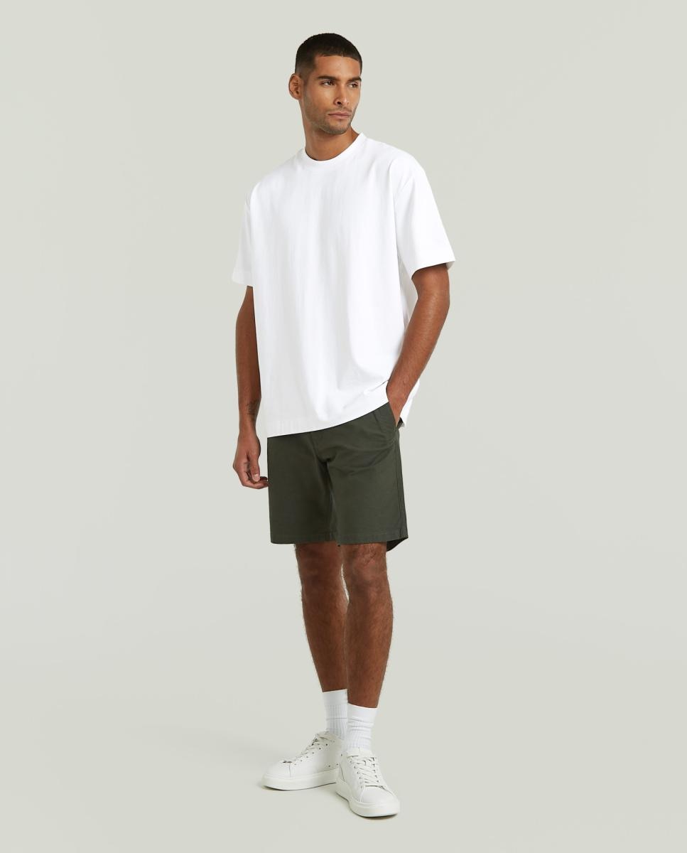 Bermudas Chino Bronson Justas Cinzento-5