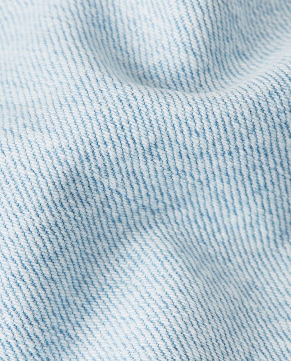 Bermudas de Ganga Straight Mosa com 5 Bolsos Azul-6