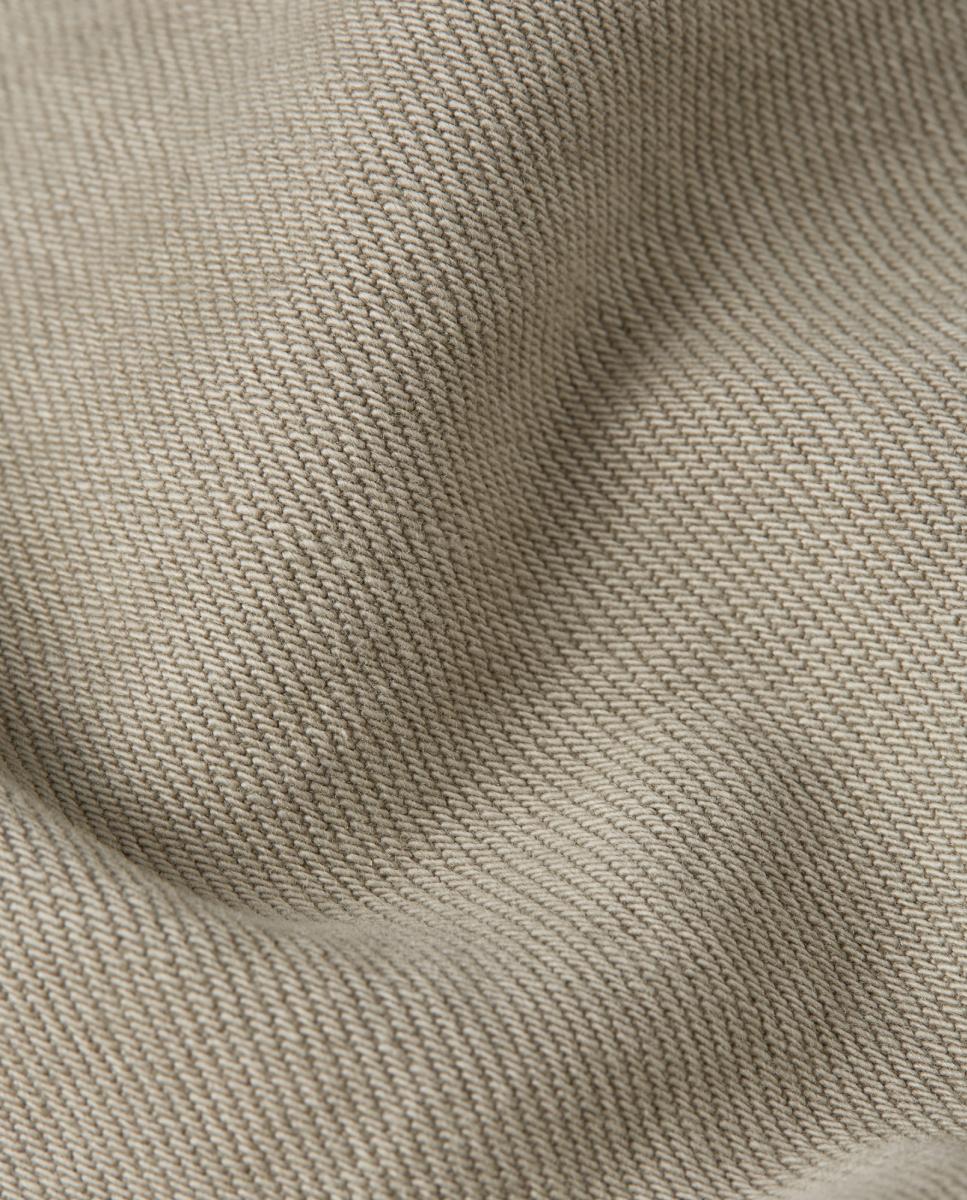 Bermudas de Ganga Straight Mosa com 5 Bolsos Bege-6