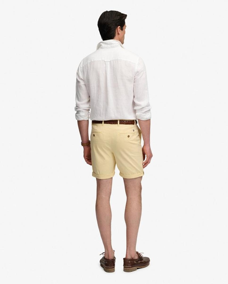 Bermudas Premium Regular Chino Amarelo-2