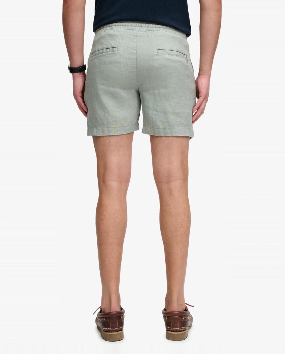 Bermudas de Linho Merchant Verde-3