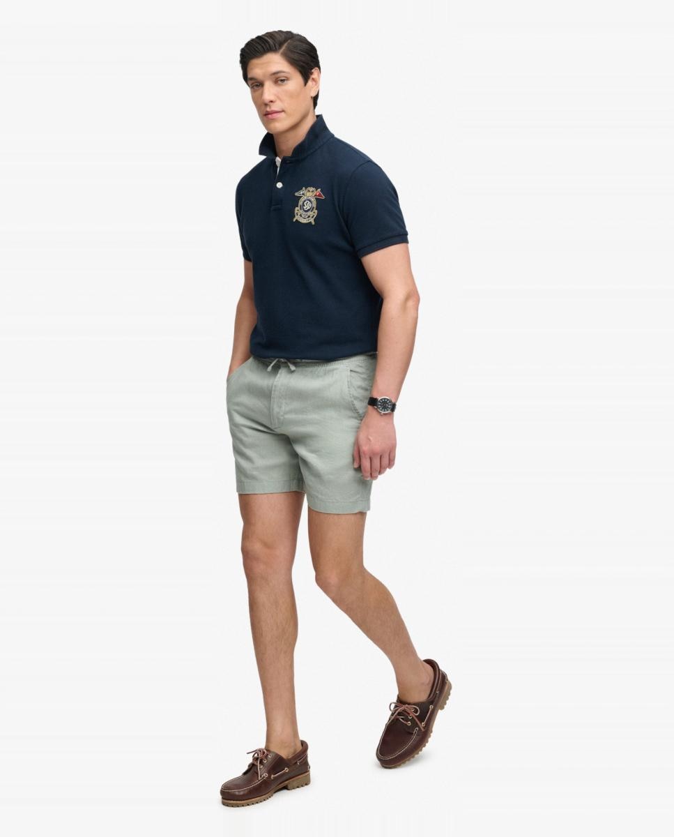 Bermudas de Linho Merchant Verde-6