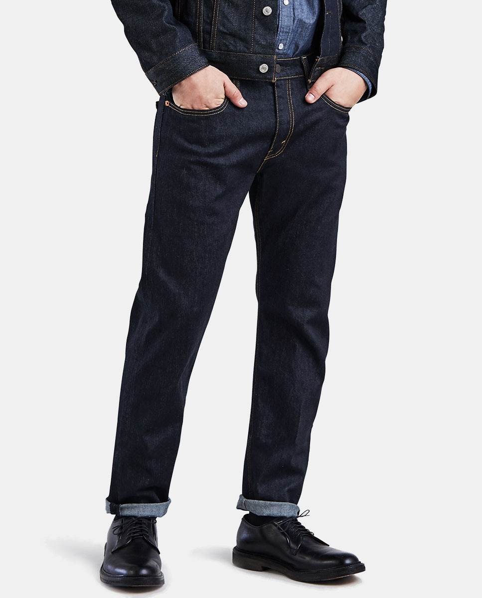 Imagem 0 de Jeans de homem Levi's 502 regular azuis