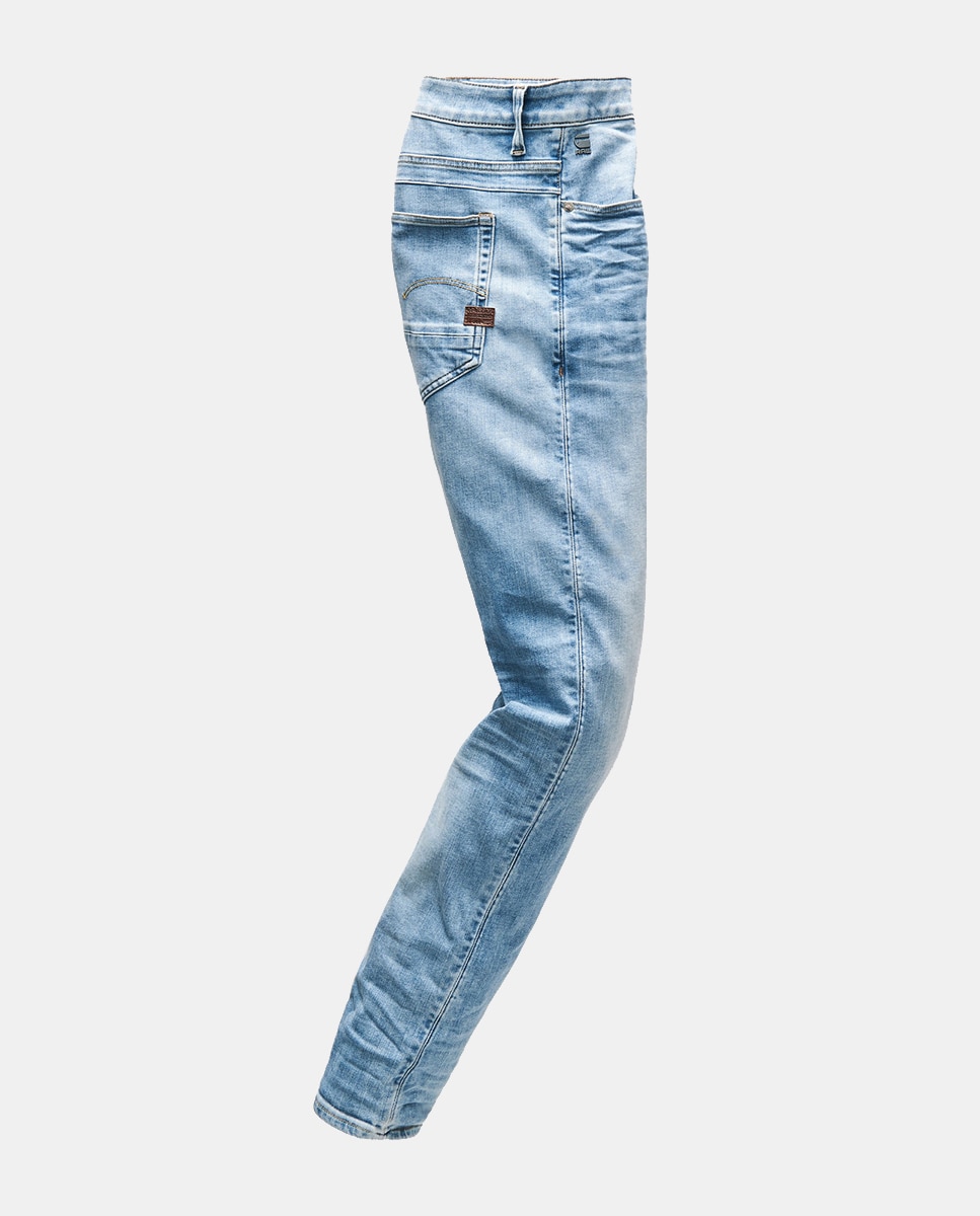 Jeans D-Staq slim azul-claro de homem Azul-claro-6