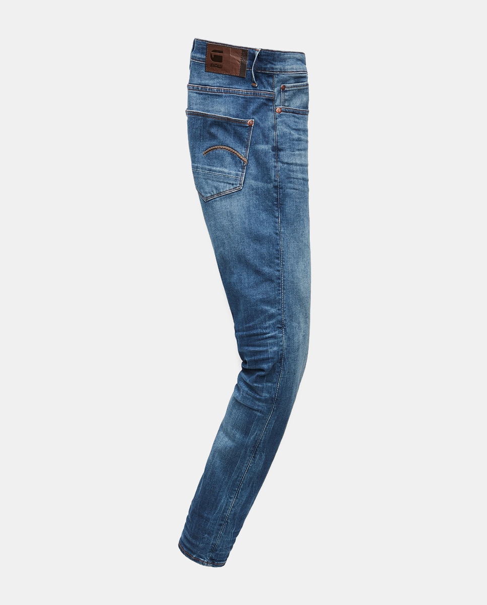 Jeans Revend skinny azuis de homem Azul-6