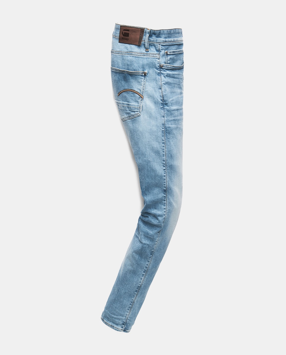 Jeans Revend skinny azul-claro de homem Azul-claro-6