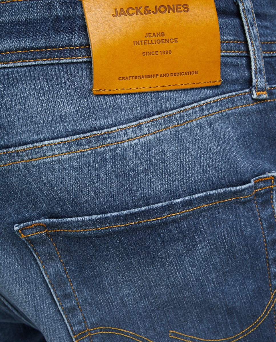Jeans Mike relaxed comfort azuis Azul-5