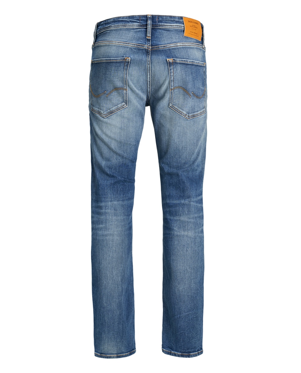 Jeans Mike relaxed comfort azuis Azul-7