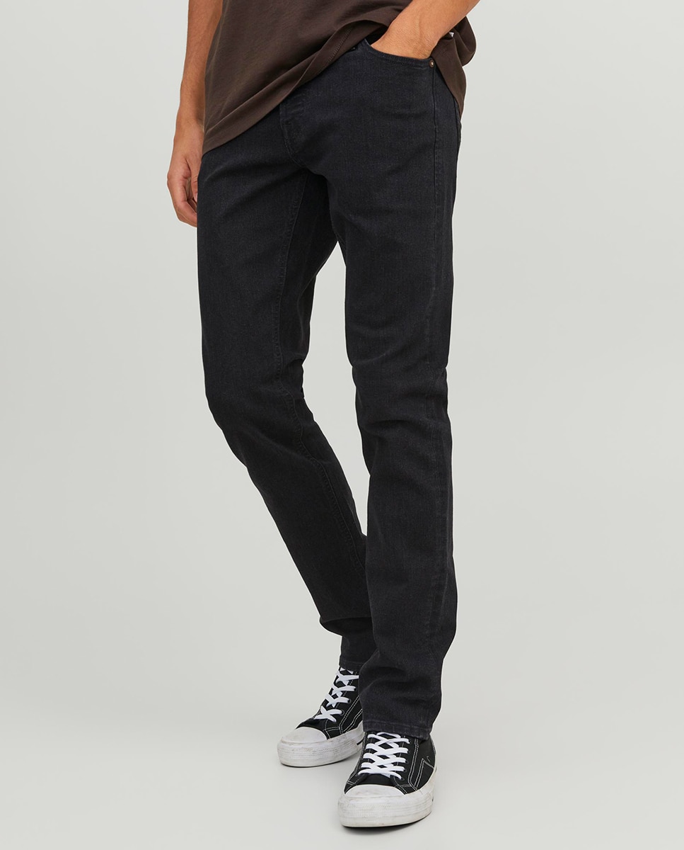 Jeans Slim Fit Preto-2