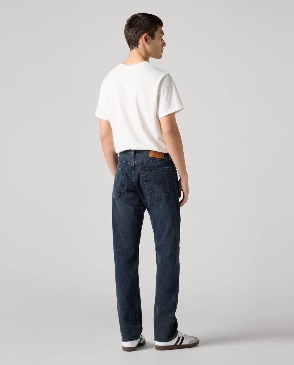 Jeans 501® Original Straight Stretch Azul-marinho-3