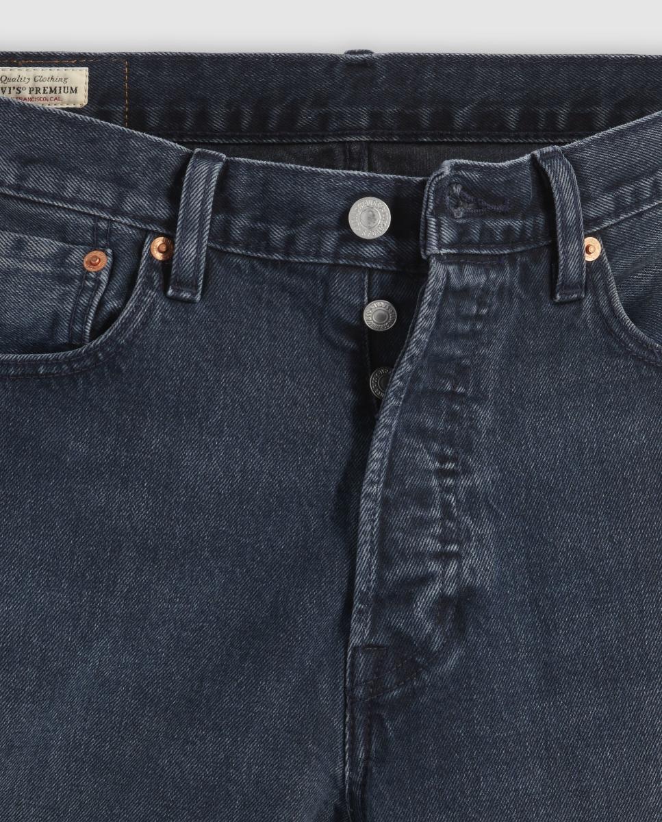 Jeans 501® Original Straight Stretch Azul-marinho-9