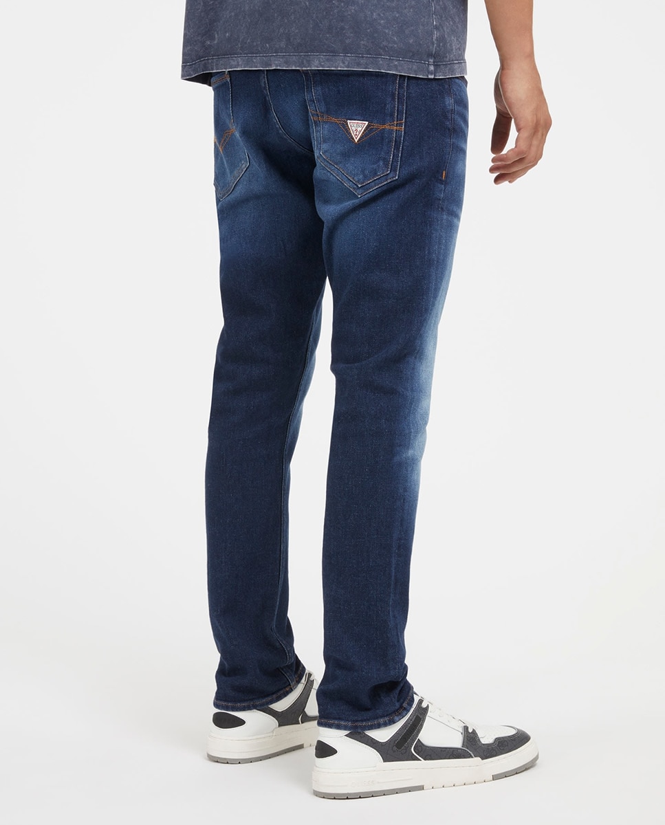 Jeans Modelo Miami Skinny - Azul-Escuro Azul-marinho-3