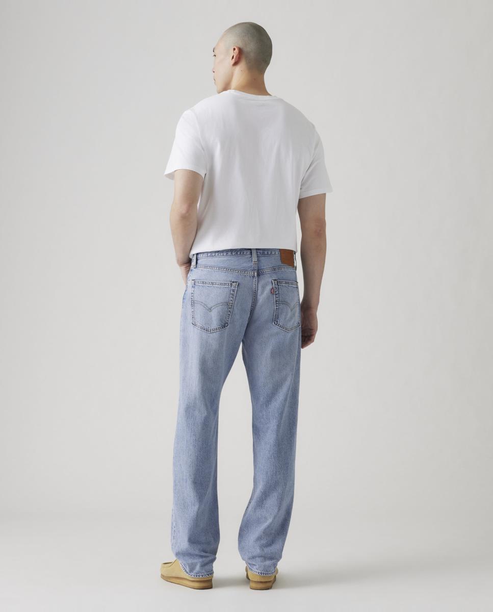 Vaquero de hombre 555™ Relaxed Straight con toque de lino - Levi's - Azul claro Azul claro-3