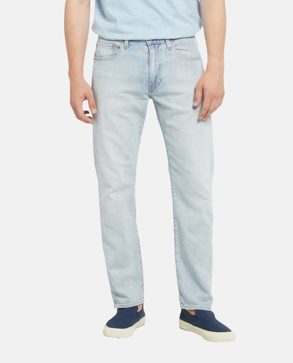 Jeans 502™ Taper com Toque de Linho Azul-claro-2